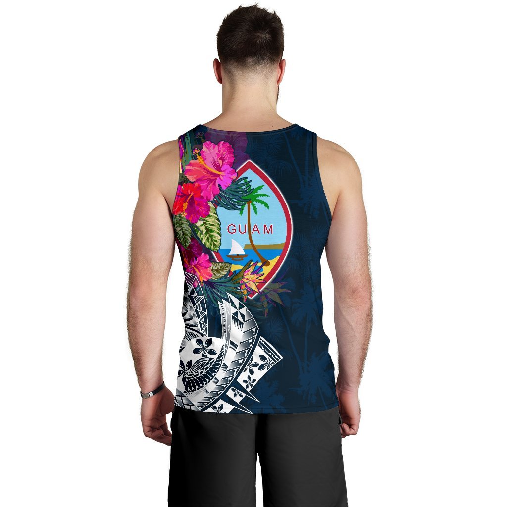 Guam Custom Personalised Men's Tank Top - Summer - Polynesian Pride