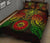 American Samoa Polynesian Quilt Bed Set - Amerian Samoa Seal & Reggae Turtle Manta Ray - Polynesian Pride