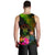 Niue Polynesian Personalised Men's Tank Top - Hibiscus and Banana Leaves - Polynesian Pride