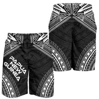 Papua New Guinea Men's Shorts - Polynesian Chief Black Version - Polynesian Pride
