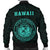 Hawaii Kakau Polynesian Coat Of Arms Men's Bomber Jacket - Turquoise - Polynesian Pride