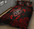 Hawaii Polynesian Turtle Quilt Bed Set Flow Of Turtle Red - Polynesian Pride