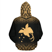Papua New Guinea Polynesian ll Over Hoodie Gold Fog - Polynesian Pride