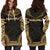 Nauru Women's Hoodie Dress - Polynesian Gold Chief - Polynesian Pride