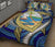 Guam Polynesian Quilt Bed Set - Guam Turtle Coat Of Arms - Polynesian Pride