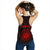 Hawaii Kakau Polynesian Coat Of Arms Women's Racerback Tank - Red - Polynesian Pride