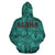 Honu Polynesian Turquoise Hawaii Turtle Hoodie - Polynesian Pride