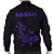 Hawaii Kakau Polynesian Hammerhead Shark Men's Bomber Jacket - Purple - Polynesian Pride