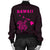 Hawaii Kakau Polynesian Turtle Map Women's Bomber Jacket - Pink - Polynesian Pride