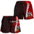 Solomon Islands Polynesian Women's Shorts - Coat Of Arm With Hibiscus - Polynesian Pride