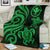 Polynesian Hawaii Premium Blanket - Green Tentacle Turtle - Polynesian Pride