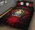 Nauru Polynesian Quilt Bed Set Hibiscus Red - Polynesian Pride