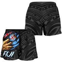 Fiji women's Shorts - Fiji In Me (Black) - Polynesian Pride