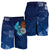 American Samoa Polynesian Men's Shorts - Blue Polynesian Eagle - Polynesian Pride