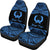 Pohnpei Polynesian Custom Personalised Car Seat Covers - Pride Blue Version - Polynesian Pride