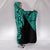 Hawaii Turtle Polynesian Hooded Blanket - Turquoise - Armor Style - Polynesian Pride