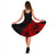 Hawaii Hibiscus Black And Red Women's Dress - Polynesian Pride