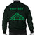 Hawaii Mauna Kea Polynesian Men's Bomber Jacket Green - Polynesian Pride