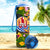 French Polynesia Custom Personalised Hydro Tracking Bottle - Seal Spiral Polynesian Patterns - Polynesian Pride