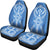 Kosrae Car Seat Covers - Kosrae FLag Micronesian Tribal Blue - Polynesian Pride