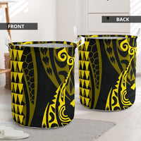 Hawaii Kakau Yellow Polynesian Laundry Basket AH - Polynesian Pride