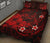 Polynesian Hawaii Quilt Bed Set - Humpback Whale with Hibiscus (Red) - Polynesian Pride