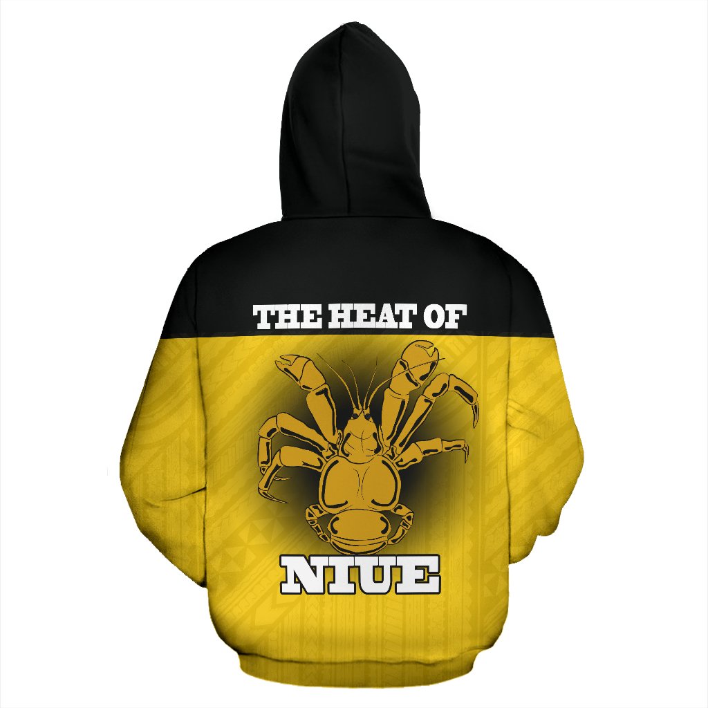 Niue All Over Hoodie Polynesian Uga - Polynesian Pride