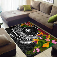 Chuuk State Area Rug - Seal Spiral Polynesian Patterns - Polynesian Pride