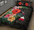 Hawaii Bedding Set - Hawaii Map Hibiscus Quilt Bed Set - Polynesian Pride