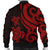 American Samoa Men's Bomber Jacket - Red Tentacle Turtle - Polynesian Pride