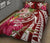 Hawaii Polynesian Turtle Tropical Hibiscus Plumeria Quilt Bed Set - Red - Polynesian Pride