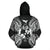 Tonga Polynesian ll Over Hoodie Map Black - Polynesian Pride