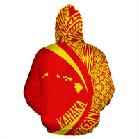 Kanaka Polynesian Mauna Kea Hoodie Circle Style - Polynesian Pride