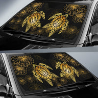 Hawaiian Turtle Hibiscus - Auto Sun Shades - Flora Style - Polynesian Pride