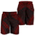 Marquesas Islands Men's Shorts - Polynesian Chief Red Version - Polynesian Pride