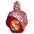 Tonga Hoodie Tonga Coat of Arms Polynesian Tattoo Red White - Polynesian Pride
