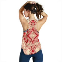 Polynesian Plumeria Mix Women's Racerback Tank Top - Polynesian Pride