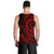 New Caledonia Men's Tank Top - Red Tentacle Turtle - Polynesian Pride