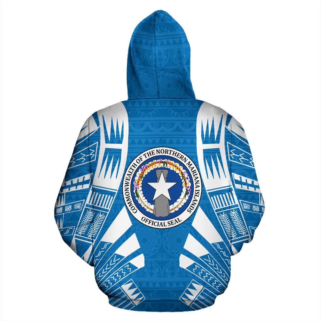 The Northern Mariana Islands All Over Hoodie Polynesian Tattoo Style - Polynesian Pride