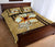 Hawaii Quilt Bed Set - Hawaiian Vintage Hibiscus Beige - Polynesian Pride