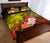 Tahiti Custom Personalised Quilt Bed Set - Humpback Whale with Tropical Flowers (Yellow) - Polynesian Pride