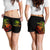 Hawaii Polynesian Personalised Women's Shorts - Vintage Polynesian Turtle (Reggae) - Polynesian Pride