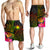 The Philippines Polynesian Men's Shorts - Hibiscus and Banana Leaves - Polynesian Pride