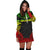 Guam Women's Hoodie Dress - Polynesian Reggae Chief - Polynesian Pride