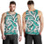 Polynesian Maori Ethnic Ornament Turquoise Hawaii Men's Tank Top - Polynesian Pride