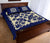 Hawaiian Quilt Bed Set Royal Pattern - Blue - Polynesian Pride