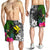 Hawaii Men Shorts - Turtle Plumeria Banana Leaf - Polynesian Pride