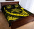 Hawaiian Map Hibiscus Turtle Fish Hook Polynesian Quilt Bedding Set Yellow - Polynesian Pride