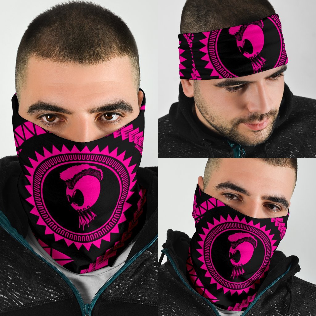 Hawaiian Ikaika Warrior Pink Bandana 3-Pack - Polynesian Pride