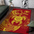 Hawaii Polynesian Area Rug - Vintage Polynesian Turtle (Red) - Polynesian Pride